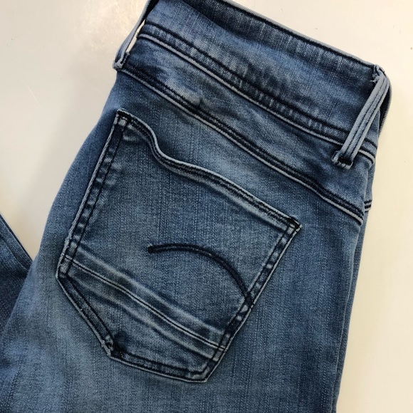 G-Star Lynn Mid Rise Super Skinny Jeans - Picture 5 of 16